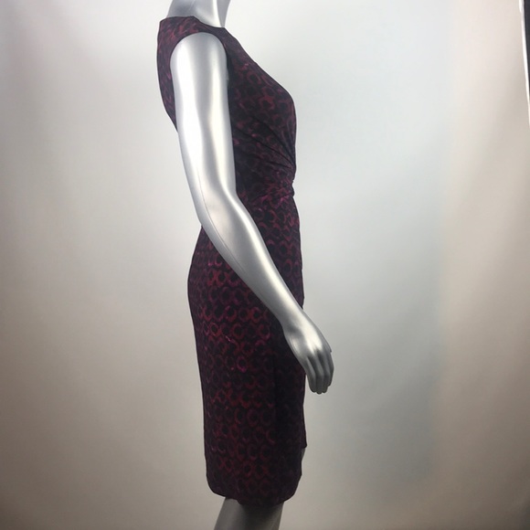 Lauren Ralph Lauren Dress sz 6 Modest Short Sleeve - Picture 4 of 8